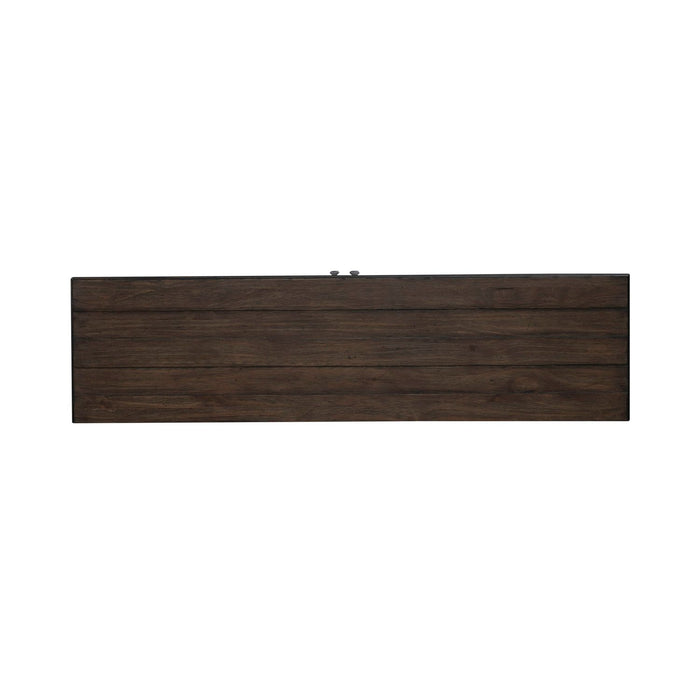 River Place 9 Drawer Dresser in Riverstone White and Tobacco - Furniture House (VA)