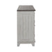 River Place Accent Server in Riverstone White & Tobacco - Furniture House (VA)