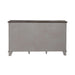 River Place Accent Server in Riverstone White & Tobacco - Furniture House (VA)