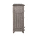 River Place Breakfront Server in Riverstone Gray & Tobacco - Furniture House (VA)