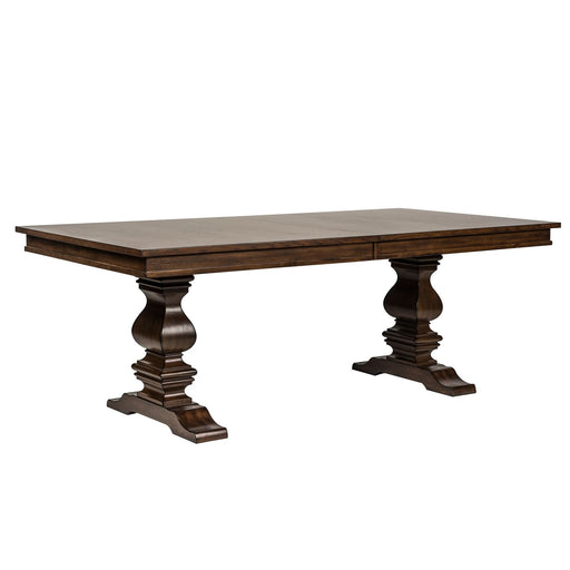 Armand Trestle Table in Antique Brownstone 242-4206 - Furniture House (VA)