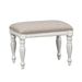 Magnolia Manor Accent Bench in Antique White - Furniture House (VA)