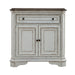 Magnolia Manor Accent Cabinet in Antique White & Weathered Bark EST SHIP TIME APPX 4 WEEKS - Furniture House (VA)
