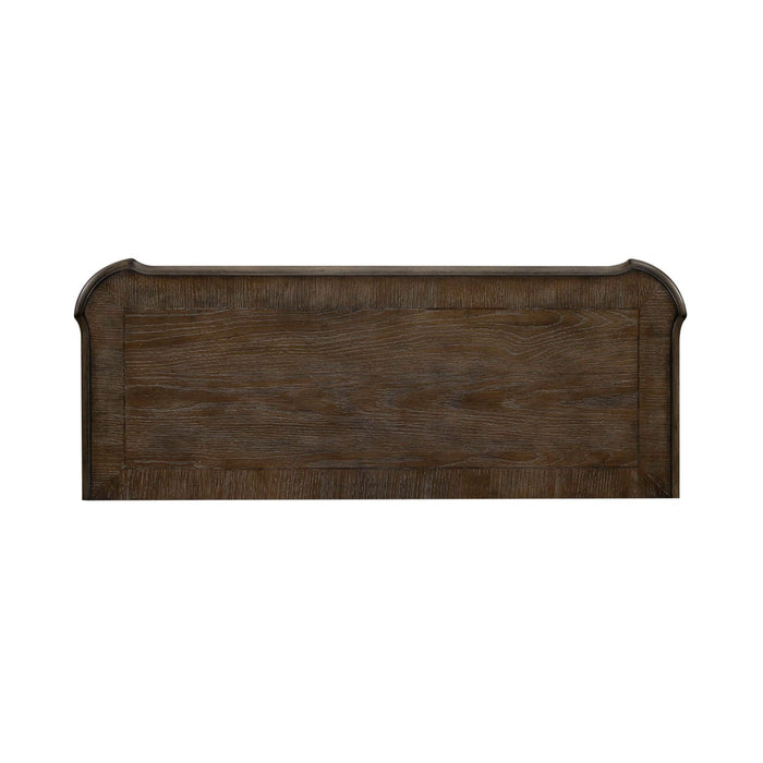 Magnolia Manor Accent Cabinet in Antique White & Weathered Bark EST SHIP TIME APPX 4 WEEKS - Furniture House (VA)