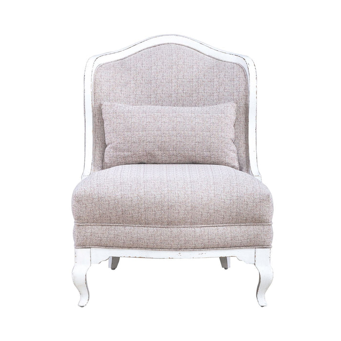 Magnolia Manor Upholstered Accent Chair in Antique White - Furniture House (VA)