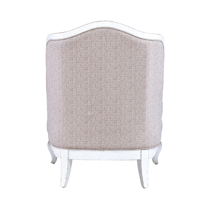 Magnolia Manor Upholstered Accent Chair in Antique White - Furniture House (VA)