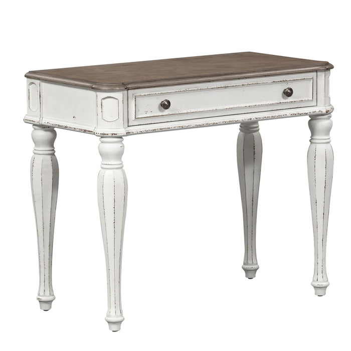 Magnolia Manor Accent Vanity Desk in Antique White - Furniture House (VA)