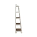 Magnolia Manor Leaning Pier Bookcase in Antique White & Weathered Bark - Furniture House (VA)