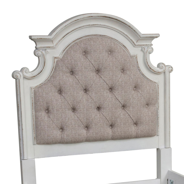 Magnolia Manor Twin Upholstered Bed in Antique White - Furniture House (VA)