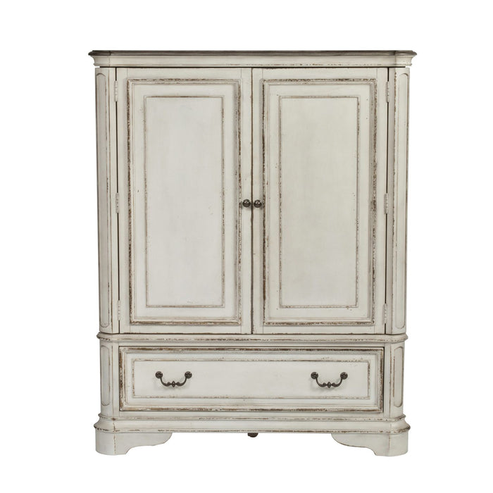 Magnolia Manor Door Chest in Antique White - Furniture House (VA)