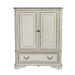 Magnolia Manor Door Chest in Antique White - Furniture House (VA)