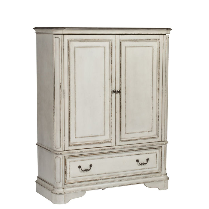 Magnolia Manor Door Chest in Antique White - Furniture House (VA)