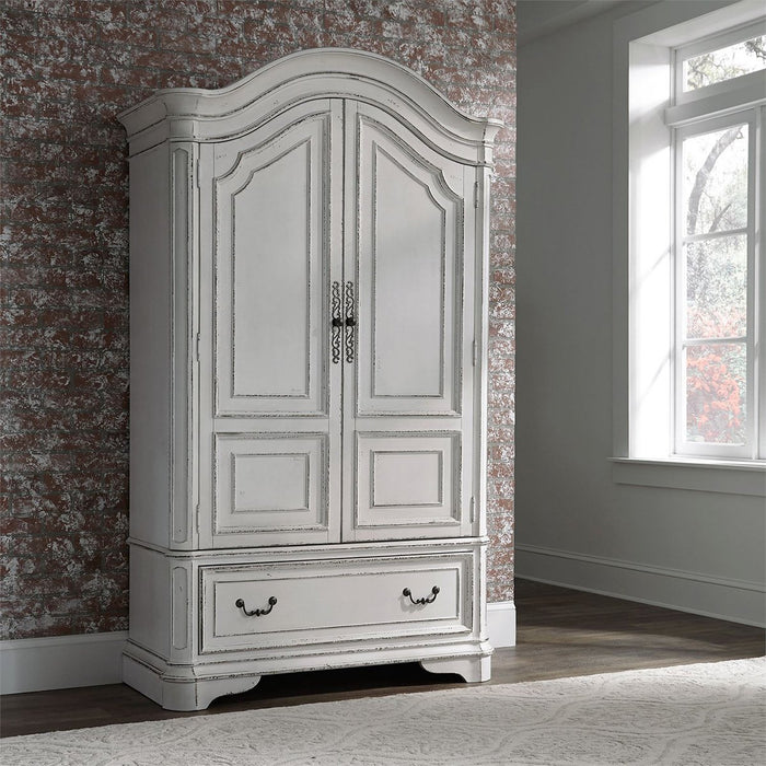 Liberty Magnolia Manor Armoire in Antique White/B image