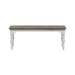 Magnolia Manor Dining Bench (RTA) in Antique White - Furniture House (VA)