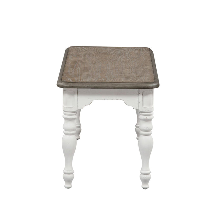 Magnolia Manor Dining Bench (RTA) in Antique White - Furniture House (VA)
