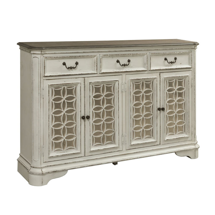 Magnolia Manor Hall Buffet in Antique White - Furniture House (VA)