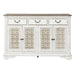 Magnolia Manor Hall Buffet in Antique White - Furniture House (VA)