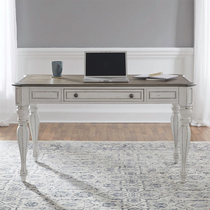 Magnolia Manor Lift Top Writing Desk in Antique White image
