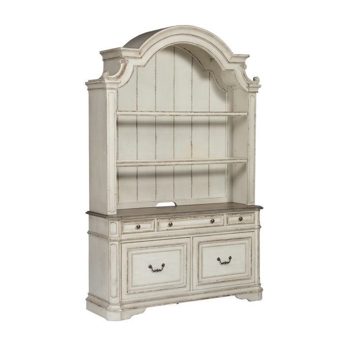 Magnolia Manor 3 Piece Desk & Hutch Set - Furniture House (VA)
