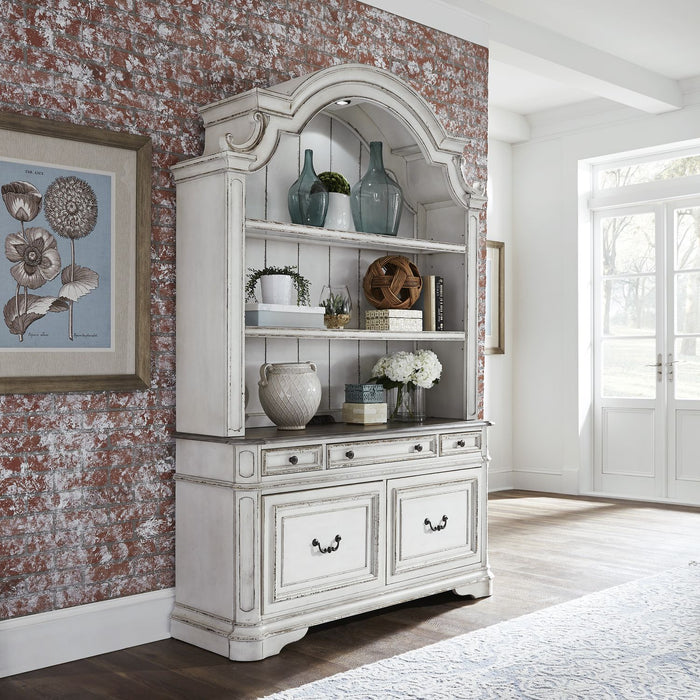 Magnolia Manor 3 Piece Desk & Hutch Set - Furniture House (VA)