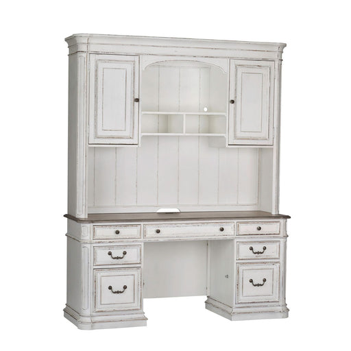 Magnolia Manor Credenza & Hutch - Furniture House (VA)