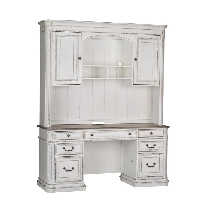 Magnolia Manor Credenza & Hutch - Furniture House (VA)