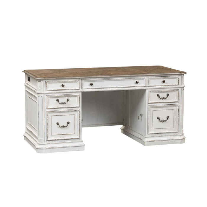 Magnolia Manor Credenza & Hutch - Furniture House (VA)