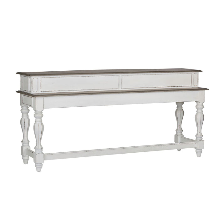 Magnolia Manor 4 Piece Console Set (1-Console 3-Stools) - Furniture House (VA)