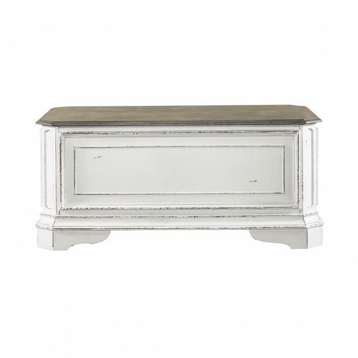Magnolia Manor Storage Trunk in Antique White image