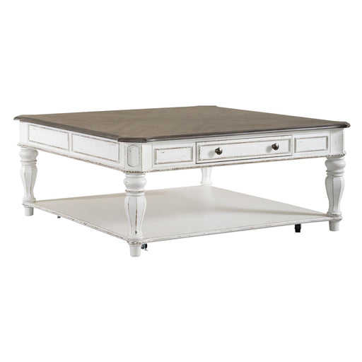 Magnolia Manor Oversized Square Cocktail Table - Furniture House (VA)