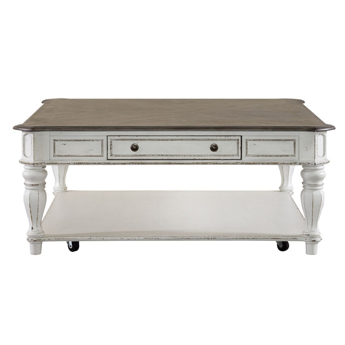 Magnolia Manor Oversized Square Cocktail Table - Furniture House (VA)