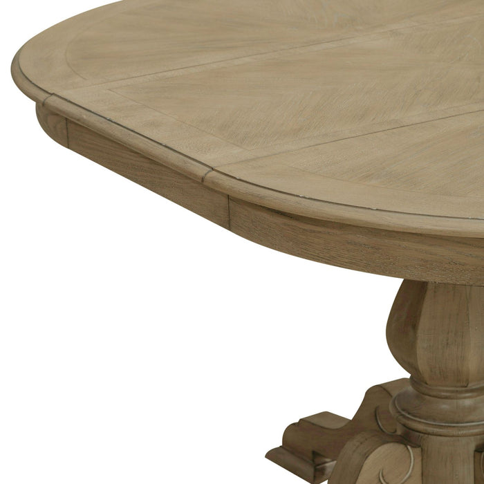 Magnolia Manor Pedestal Table Set - Furniture House (VA)