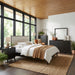 Century Modern Uph Platform Bed, Dresser & Mirror, Chest, Night Stand image