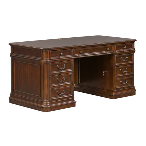 Brayton Manor Jr Executive Desk in Cognac - Furniture House (VA)