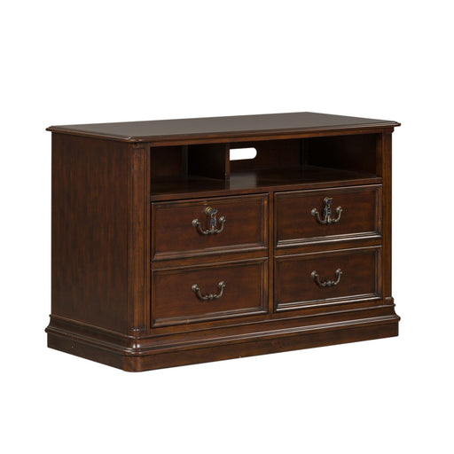 Brayton Manor Jr Executive Media Lateral File in Cognac - Furniture House (VA)