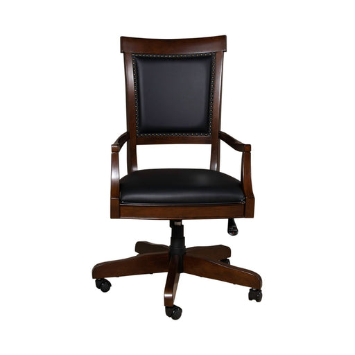 Brayton Manor Jr Executive Desk Chair (RTA) in Cognac - Furniture House (VA)
