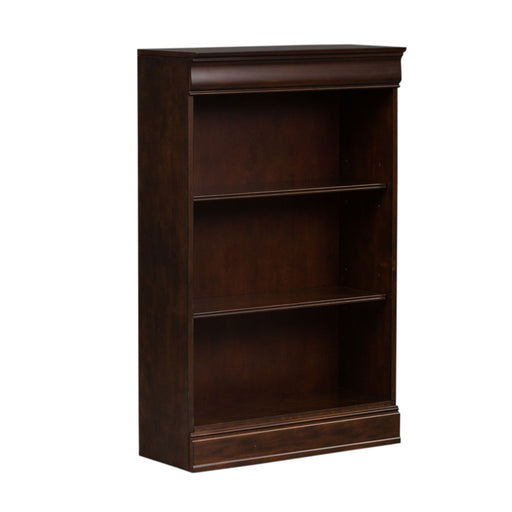 Brayton Manor Jr Executive 48 Inch Bookcase (RTA) in Cognac - Furniture House (VA)