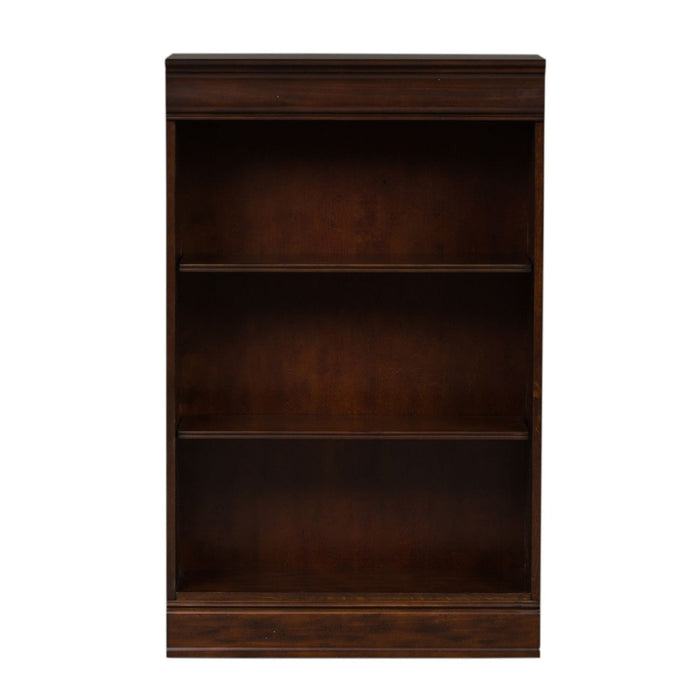 Brayton Manor Jr Executive 48 Inch Bookcase (RTA) in Cognac - Furniture House (VA)