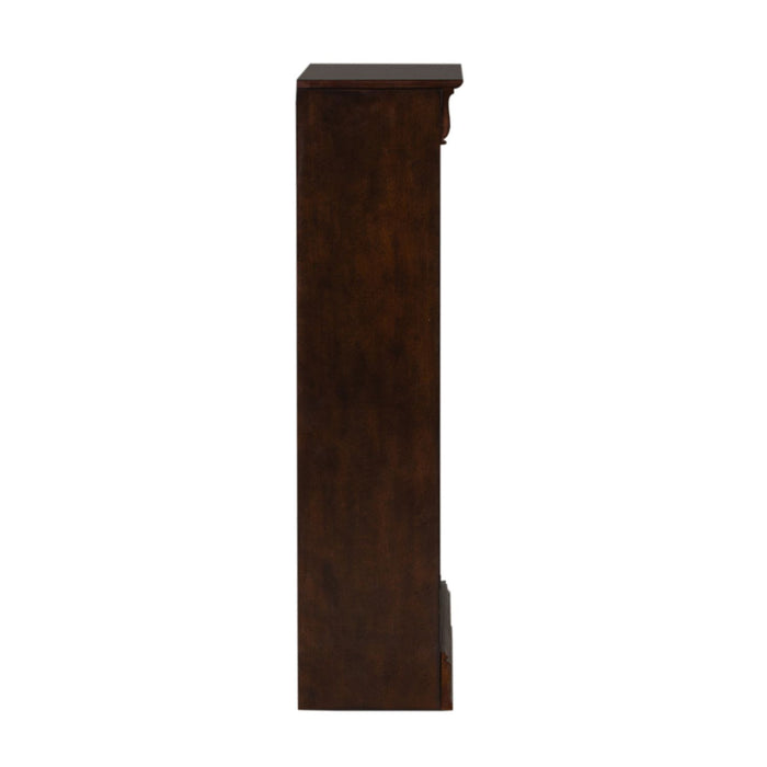 Brayton Manor Jr Executive 48 Inch Bookcase (RTA) in Cognac - Furniture House (VA)