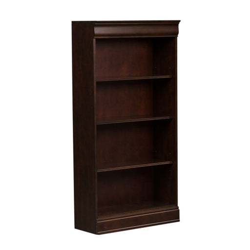 Brayton Manor Jr Executive 60 Inch Bookcase (RTA) in Cognac - Furniture House (VA)