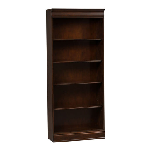 Brayton Manor Jr Executive 72 Inch Bookcase (RTA) in Cognac - Furniture House (VA)