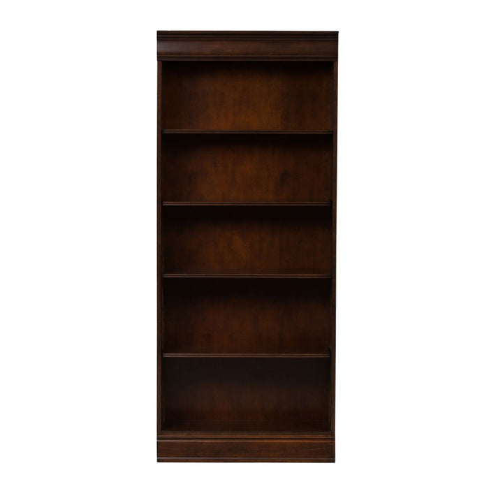 Brayton Manor Jr Executive 72 Inch Bookcase (RTA) in Cognac - Furniture House (VA)