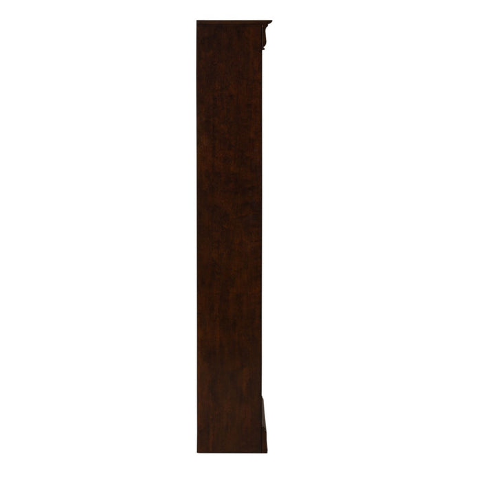 Brayton Manor Jr Executive 72 Inch Bookcase (RTA) in Cognac - Furniture House (VA)