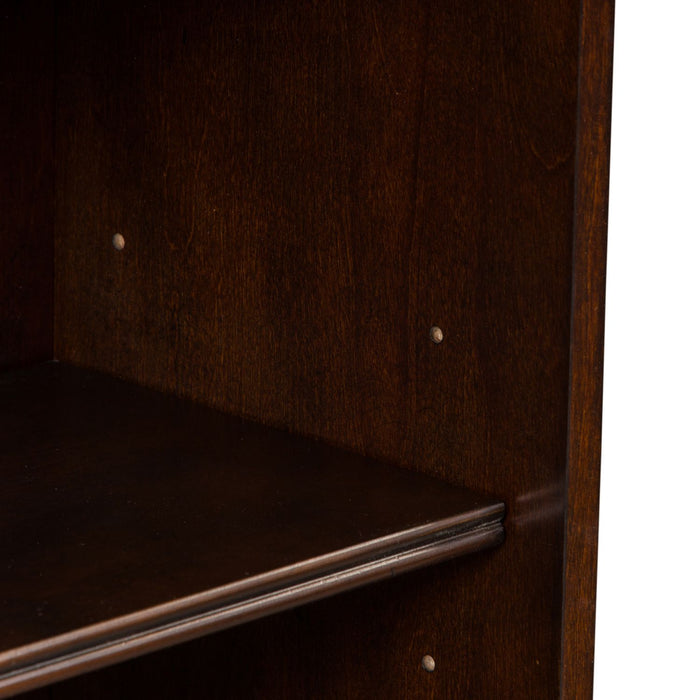 Brayton Manor Jr Executive 72 Inch Bookcase (RTA) in Cognac - Furniture House (VA)