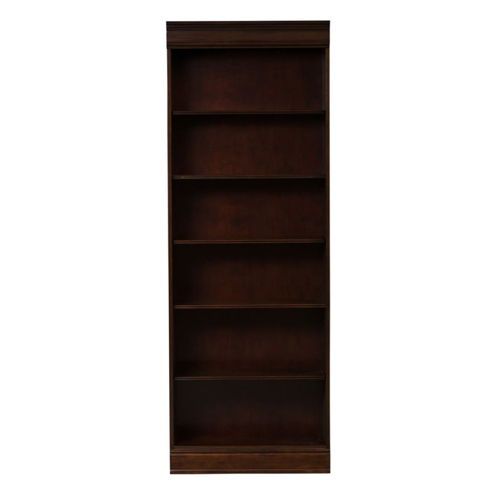 Brayton Manor Jr Executive 82 Inch Bookcase (RTA) in Cognac - Furniture House (VA)