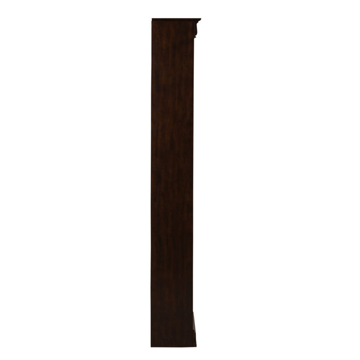 Brayton Manor Jr Executive 82 Inch Bookcase (RTA) in Cognac - Furniture House (VA)