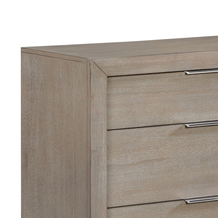 Arcadia Dresser & Mirror Set in Grey