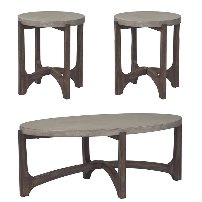 Cascade 3 Piece Set (1-Cocktail 2-End Tables) - Furniture House (VA)