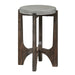 Cascade Chair Side Table in Wire Brush Rustic Brown image