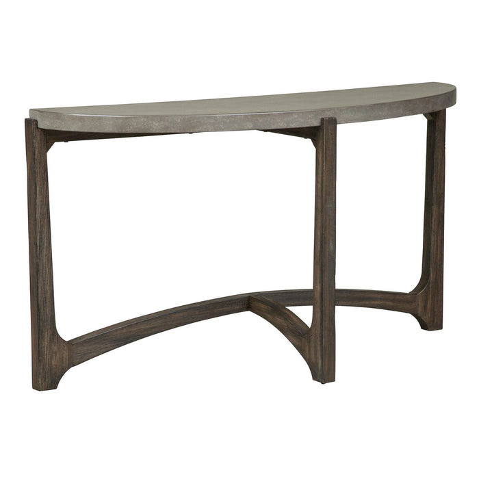 Cascade Sofa Table in Wire Brush Rustic Brown image